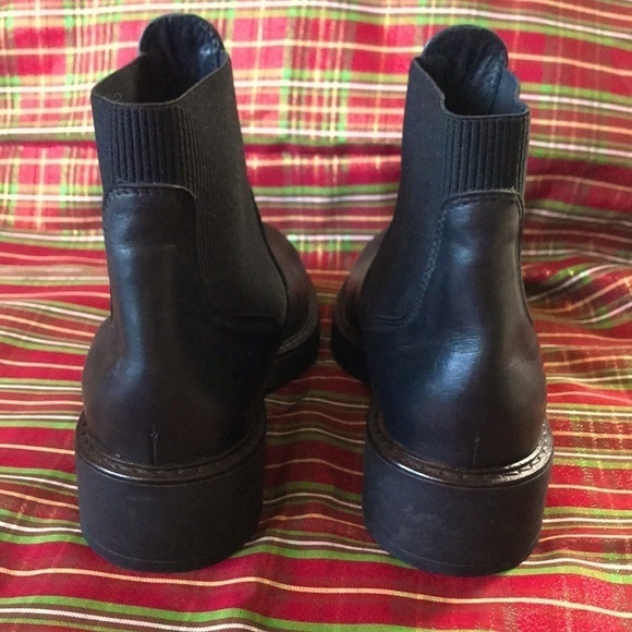 Brand New Emanuele Crasto Black Italian Leather Pull On Ankle Boots - Picture 4 of 16